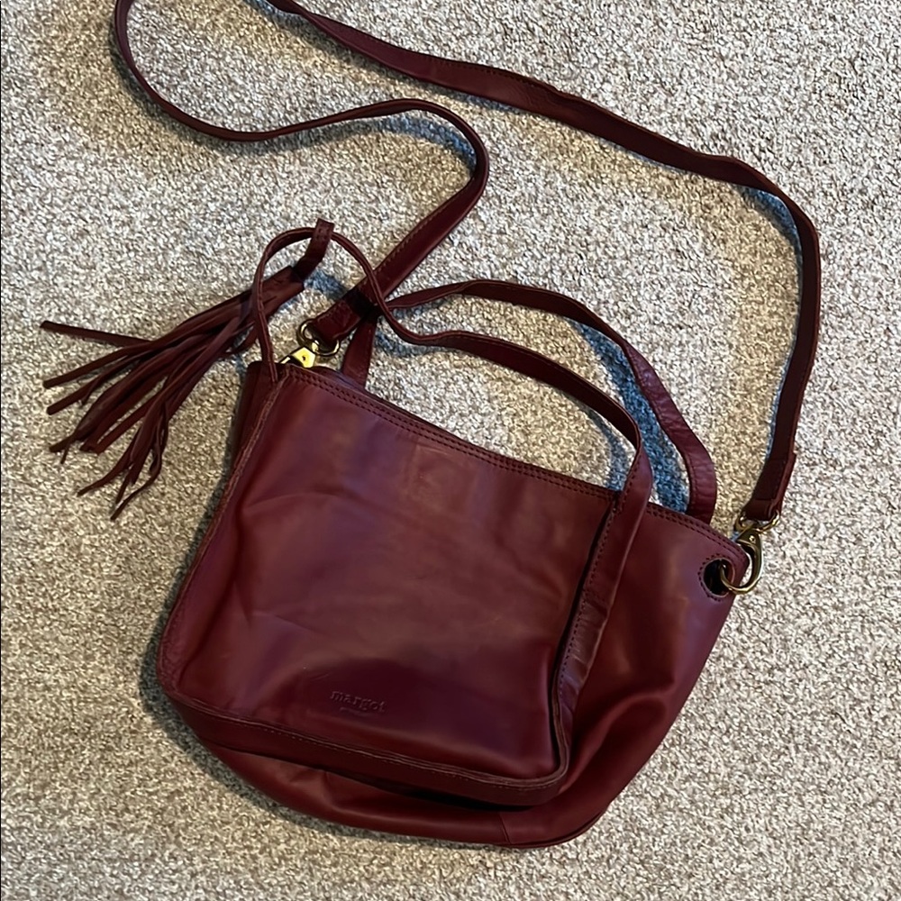 Margot New York leather crossbody purse